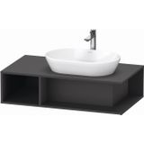 Badmeubel duravit d-neo wand 100x55x26 cm links mat grafiet