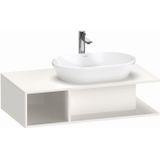 Badmeubel duravit d-neo wand 100x55x26 cm links hoogglans wit