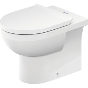 Duravit No.1 staand toilet diepspoel rimless met AO-afvoer 40 x 36,5 x 57 cm, hoogglans wit