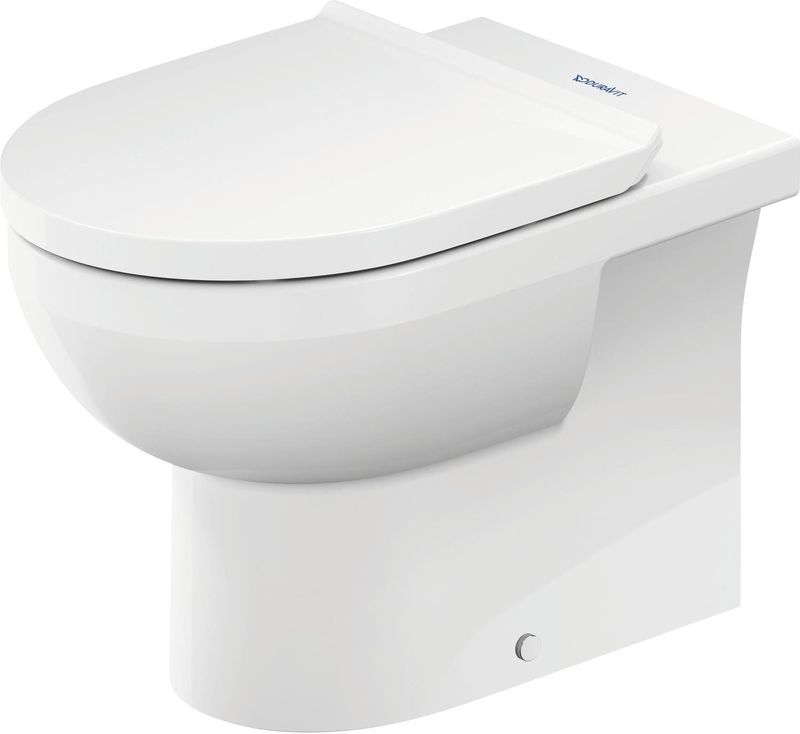 Staand closet duravit no.1 diepspoel rimless back-to-wall 36.5x57x40 cm hoogglans wit