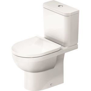 Duoblokpot duravit no.1 diepspoel rimless zonder reservoir 36.5x65.5x42 cm pk hoogglans wit