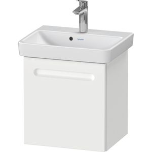 Wastafelonderkast duravit no.1 met 1 deur links 44x38.6x47.8 cm met geïntegreerde greep mat wit