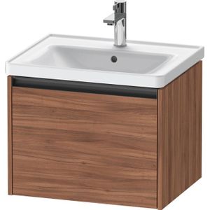 Duravit Ketho 2 wastafelonderbouwkast met 1 lade 58.4x45.5x44cm met greep antraciet noten mat K25081079790000