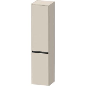 Duravit Ketho.2 Hoge kast 40x36x176cm 2 Rechtsdraaiende deuren Spaanplaat Taupe Mat K21329R83830000