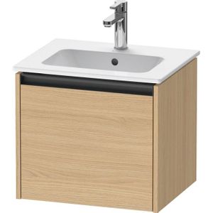 Duravit Ketho.2 wastafelonderkast 51x42x44cm geschikt voor 1 waskom Spaanplaat Natuur eiken Mat K25061030300000