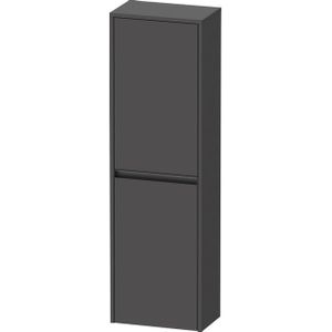 Duravit Ketho.2 - Kast 132x40x24 cm, 2 deuren, scharnieren links, grafiet mat K21319L49490000