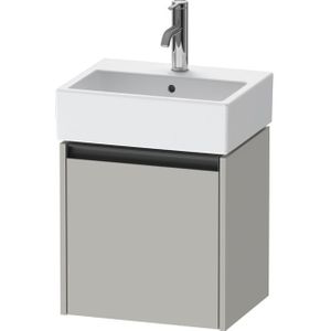 Duravit Ketho 2 wastafelonderbouwkast met 1 deur 43.4x33.8x44cm links, met greep antraciet betongrijs mat K25070L07070000