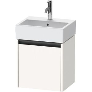 Duravit Ketho 2 wastafelonderbouwkast met 1 deur 43.4x33.8x44cm links, met greep antraciet wit supermat K25070L84840000