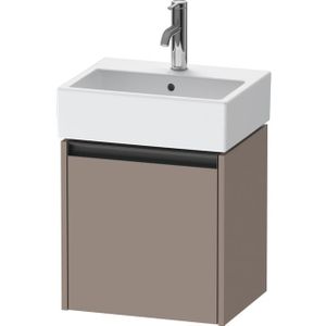 Duravit Ketho 2 wastafelonderbouwkast met 1 deur 43.4x33.8x44cm rechts, met greep antraciet basalt mat K25070R43430000