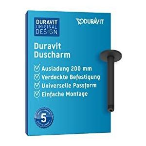 Duravit UV0670025046 Universele douchearm, zwart mat