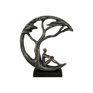 Metalen Decoratie Kubus 4, Zwart, 43x3x50 cm, EPIKASA