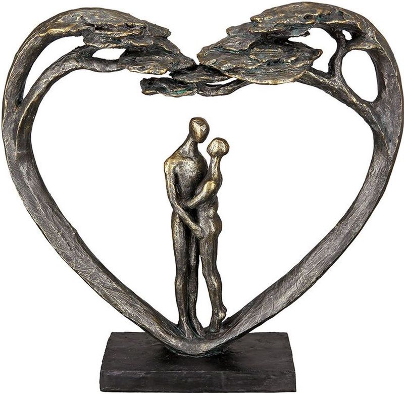 Love Tree - Sculptuur - Bronskleurig - Kunsthars