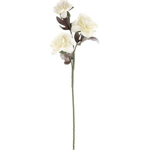 Deco Foam Flower ""Ella""  - witte roos - 98 cm kleur wit/creme