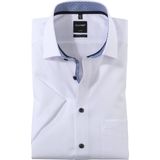 OLYMP - Luxor - Overhemd - Wit - 100% Katoen - Korte Mouwen