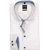 OLYMP - Luxor - Overhemd - Wit - 100% Katoen - Strijkvrij