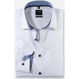 OLYMP - Luxor - Overhemd - Wit - 100% Katoen - Strijkvrij