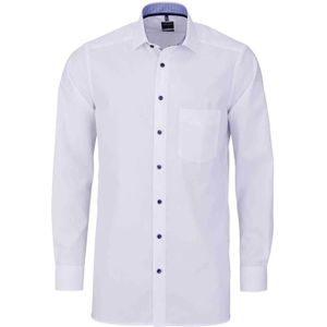 Olymp - Modern Fit Luxor Overhemd - Wit - Effen