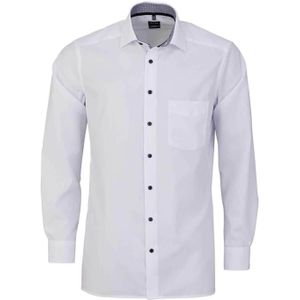 OLYMP - Luxor - Overhemd - Wit - Katoen - Strijkvrij
