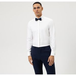 OLYMP - Level 5 - Overhemd - Lichtbeige - Structuurweving - Body Fit