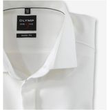 OLYMP - Level 5 - Overhemd - Lichtbeige - Body Fit, Dubbele Manchet, Easy Iron