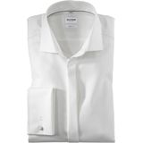 OLYMP - Level 5 - Overhemd - Lichtbeige - Body Fit, Dubbele Manchet, Easy Iron