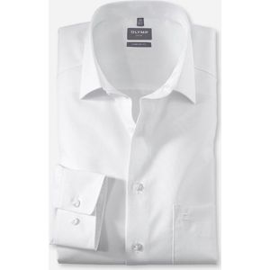 OLYMP - Luxor - Overhemd - Wit - Extra Kort (ML5) - 100% Katoen