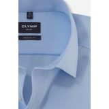 OLYMP - Luxor - Overhemd - Blauw - Modern Fit - Strijkvrij