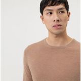 OLYMP Trui ronde halskameel, Effen