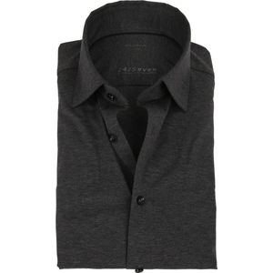 OLYMP Luxor Jersey Stretch Hemd 24/Seven Dunkelgrau - Größe 40