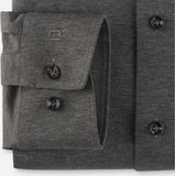 OLYMP - Luxor 24/Seven - Overhemd - Antraciet - Jersey - Heren