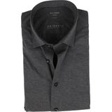 OLYMP - Luxor 24/Seven - Overhemd - Antraciet - Jersey - Heren