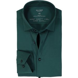 OLYMP - Level Five - Overhemd - Donkergroen - Katoen - Body Fit