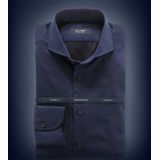 OLYMP - SIGNATURE - Overhemd - Nachtblauw - Tailored Fit
