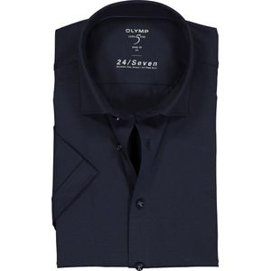 OLYMP Level Five 24/Seven Overhemd, body fit, New York Kent, Marineblauw
