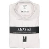 OLYMP - Level 5 - Overhemd - Wit - Jersey - Body Fit