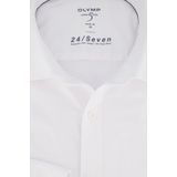 OLYMP - Level 5 - Overhemd - Wit - Jersey - Body Fit