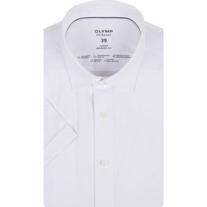 OLYMP - Luxor 24/Seven - Overhemd - Wit - Tricot