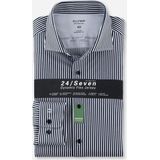 OLYMP - Luxor - Overhemd - Marineblauw - Katoen - Modern Fit