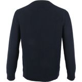 OLYMP - Modern Fit - Gebreide Trui - Donkerblauw - 100% Katoen