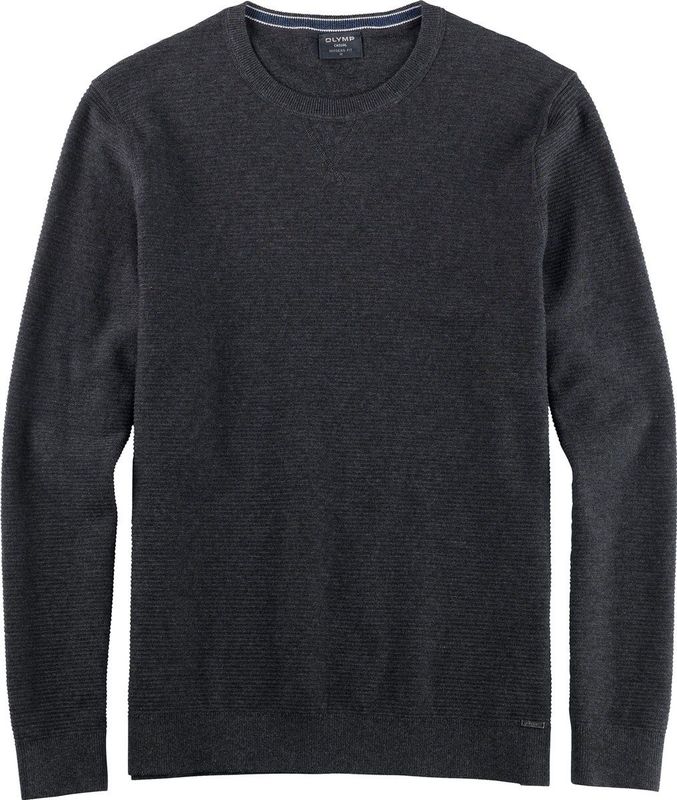 OLYMP - Casual - Pullover - Katoen - Ronde Halslijn - Licht Getailleerd