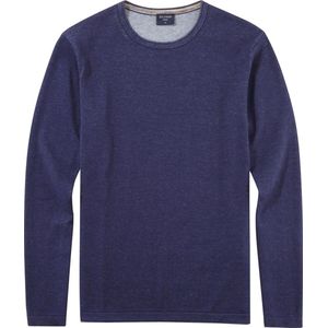 OLYMP - Level Five - Pullover - Marineblauw - Biokatoen - Body Fit