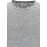 OLYMP - Casual Trui - Zilvergrijs - Gecoat Katoen