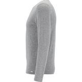 OLYMP - Casual Trui - Zilvergrijs - Gecoat Katoen