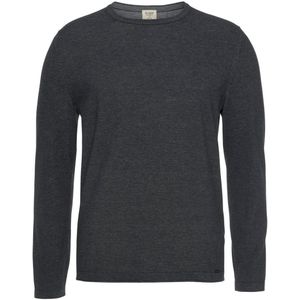 OLYMP Level 5 - Pullover - Antraciet Grijs - Katoen - Slim Fit