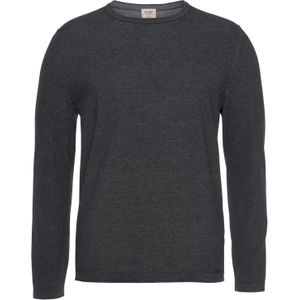OLYMP Level 5 - Pullover - Donker Grijs - Katoen - Slim Fit