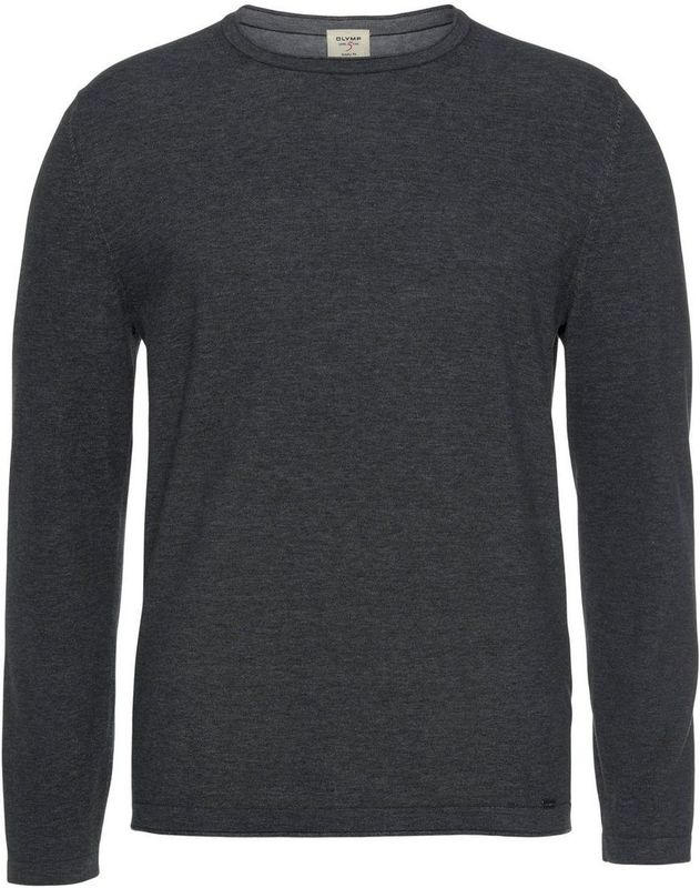 OLYMP - Casual Trui - Antraciet - Effen