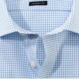 OLYMP - Lichtblauw Overhemd - Lange Mouwen - Poplin - Modern Fit