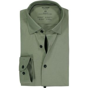 OLYMP Luxor 24/Seven Overhemd, modern fit, New Kent, Lindegroen