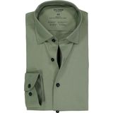 OLYMP - 24/7 Level 5 - Body Fit Overhemd - Groen - Strijkvriendelijk