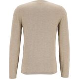 OLYMP - Trui - Beige - 100% Katoen - Strak Getailleerd